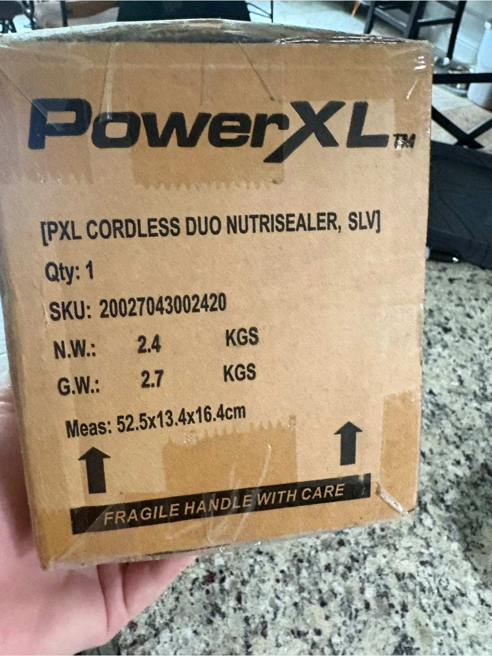Power XL Cordless Duo Nutrisealer in Silver New & Sealed in Box